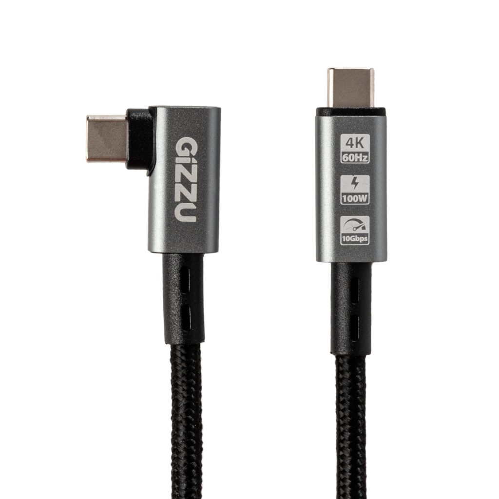 GIZZU-GCPCC10010G90-01-100W-10Gbps-Type-C-Angled-1m-Cable_TOP-9153-Edit_2500x2500