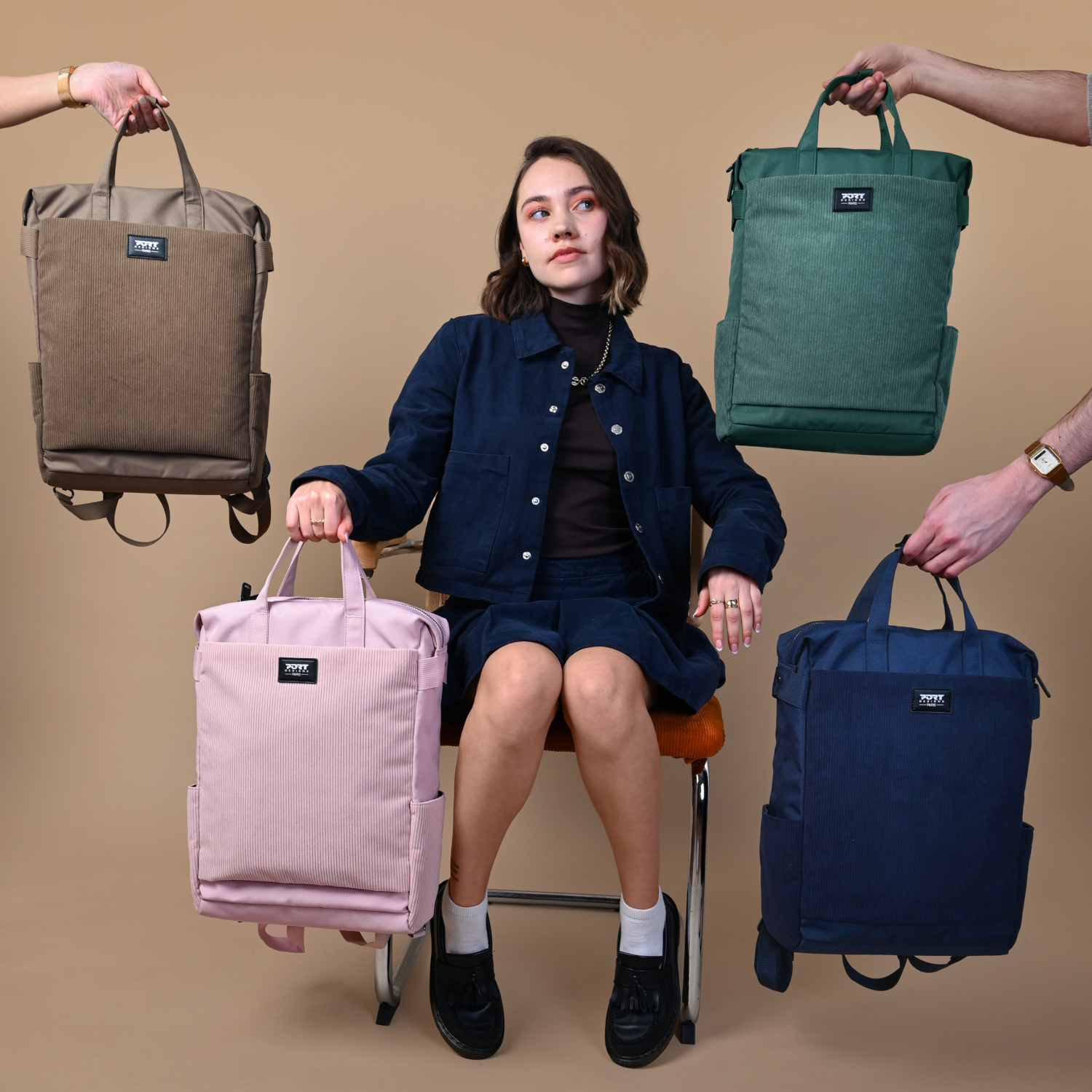 Port Designs Milano II ECO 14/16″ Totepack – Desert Brown - Image 5