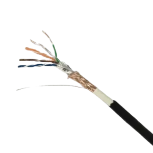 Acconet CAT5 UV Outdoor Ethernet Cable 305m Black Solid Copper SF/TP Pull Box | CAT5U-305-SC