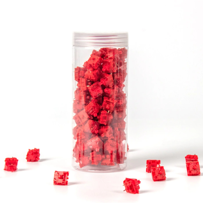 Keychron Red Gateron Phantom Switches 110 pcs - Image 2
