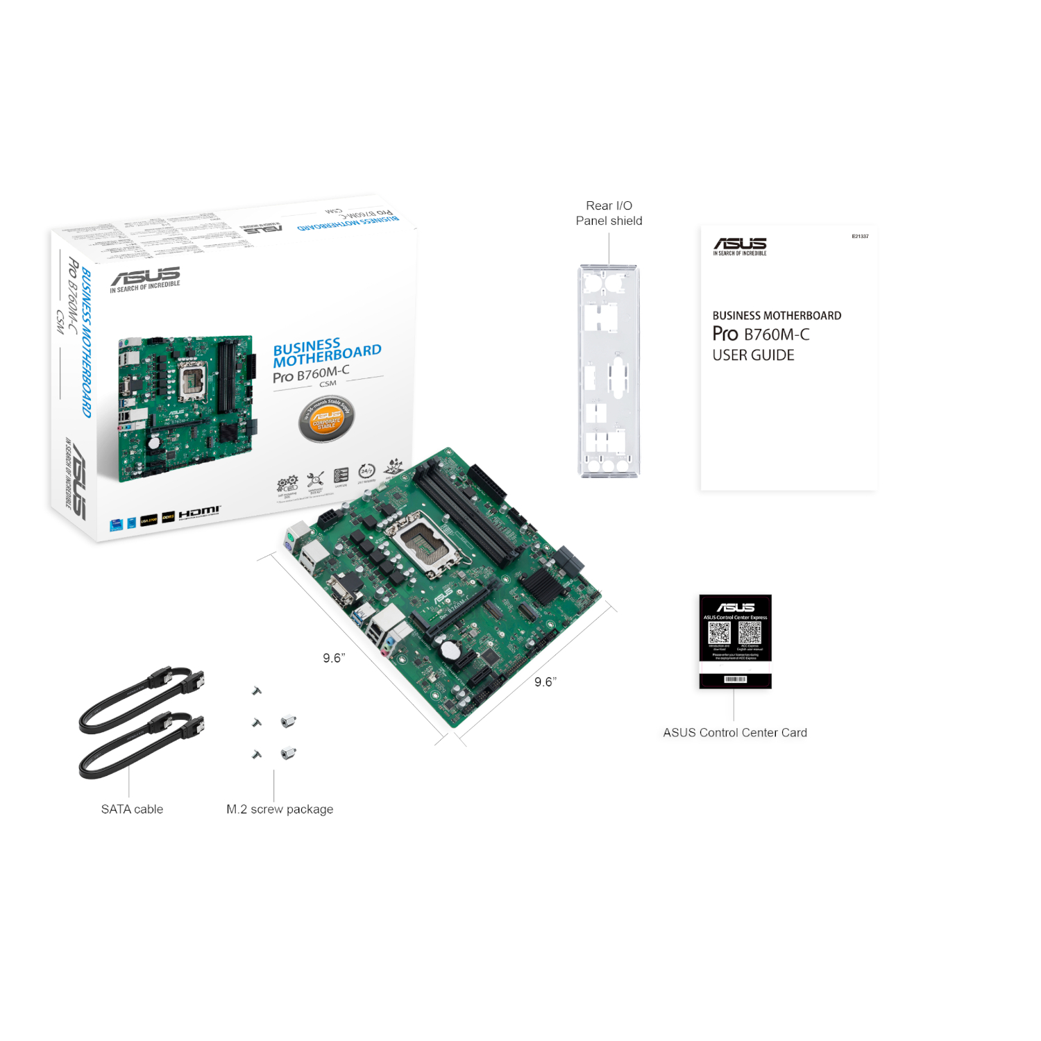 ASUS PRO B760M C CSM LGA 1700 M-ATX Motherboard - Image 5
