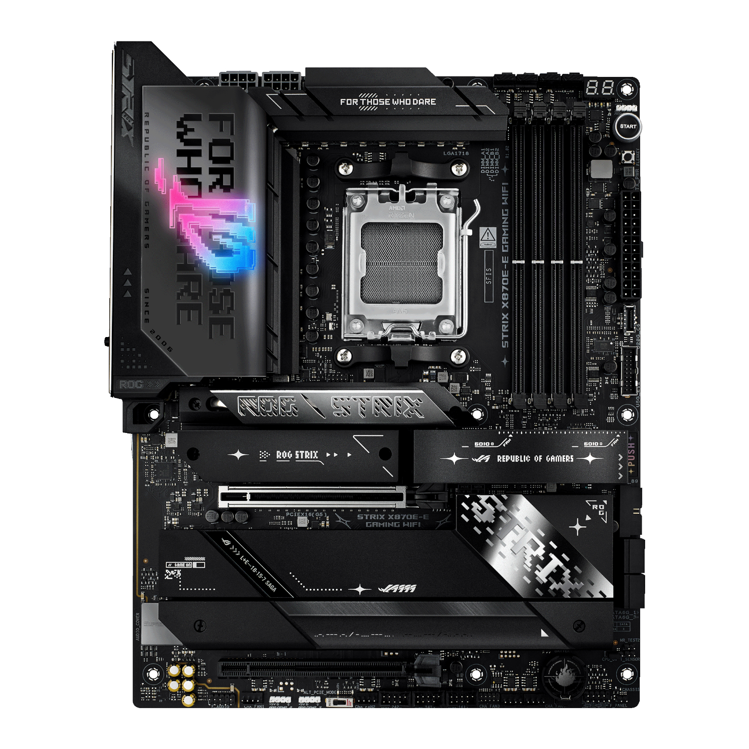 ASUS ROG STRIX X870E-E Gaming AM5 ATX Gaming Motherboard - Image 2