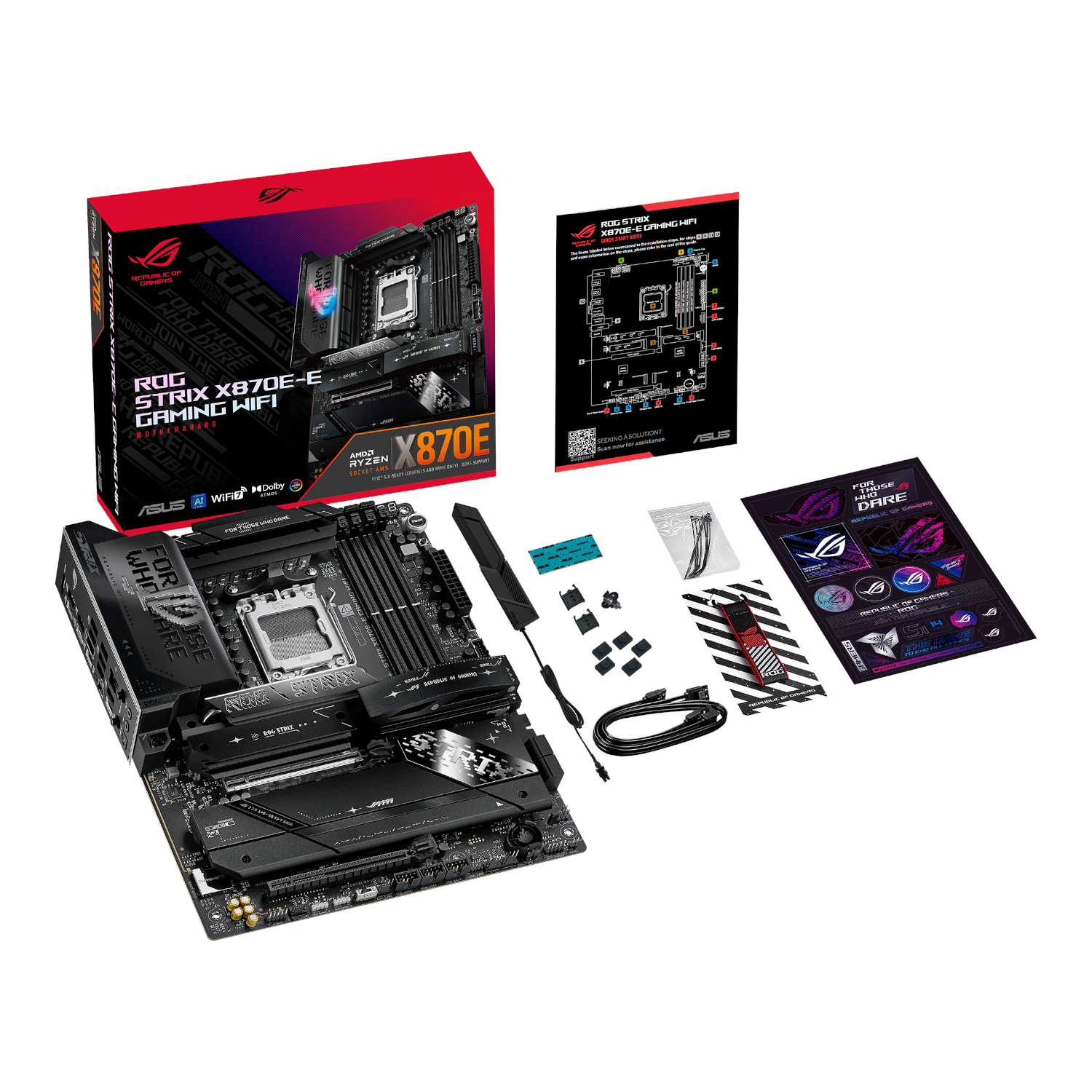 ASUS ROG STRIX X870E-E Gaming AM5 ATX Gaming Motherboard - Image 8